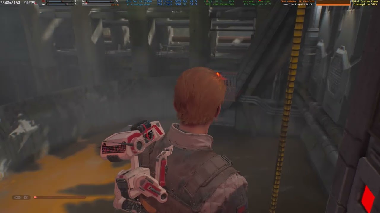 Star Wars Jedi  Fallen Order rtx 3090 12900k 5300 mhz