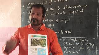 8 th social  / READING AND ANALYSIS OF MAP / Map and Photography of a place / T.J.VENKATESH