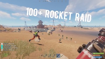 100+ Rocket Online Raid | Rust