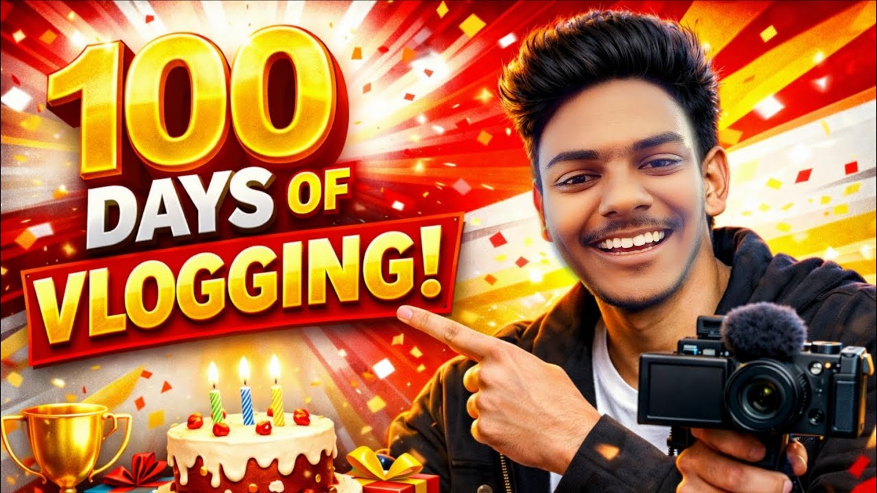 “100 दिन पूरे… अब पीछे मुड़कर नहीं देखूंगा 😱🔥 | मेरी व्लॉगिंग की सबसे बड़ी जीत”