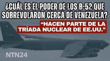 Así es el enorme poder de los bombarderos B-52 de Estados Unidos que sobrevolaron cerca de Venezuela