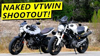 Can a Suzuki SV650 BEAT a Ducati Monster? Best Sport Naked Motorcycles!