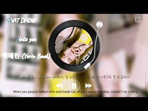 Hate you🎵 백예린 (Yerin Baek)