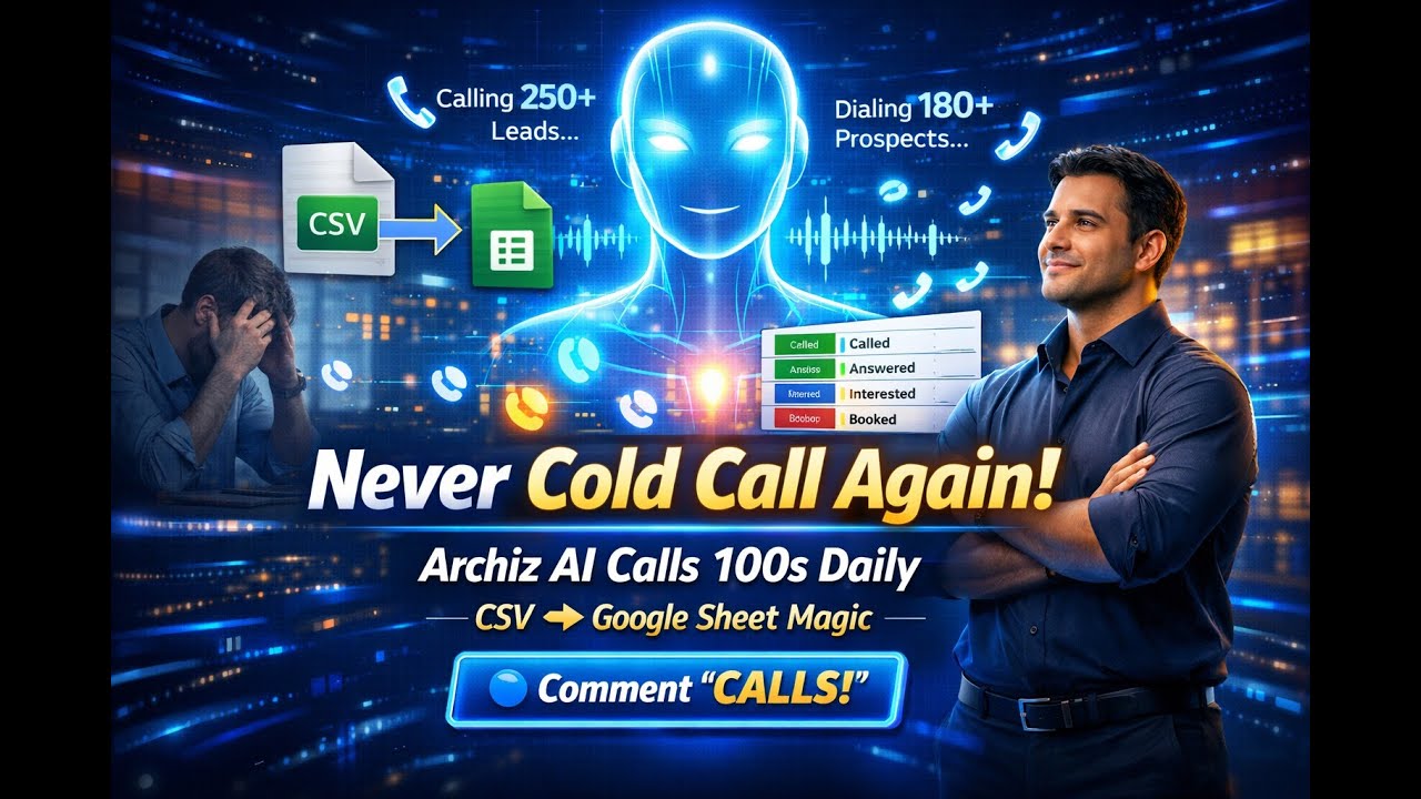 AI Voice Agents Replace Cold Calling Call 100s of Leads Daily & Auto Sync to Google Sheets in 2026