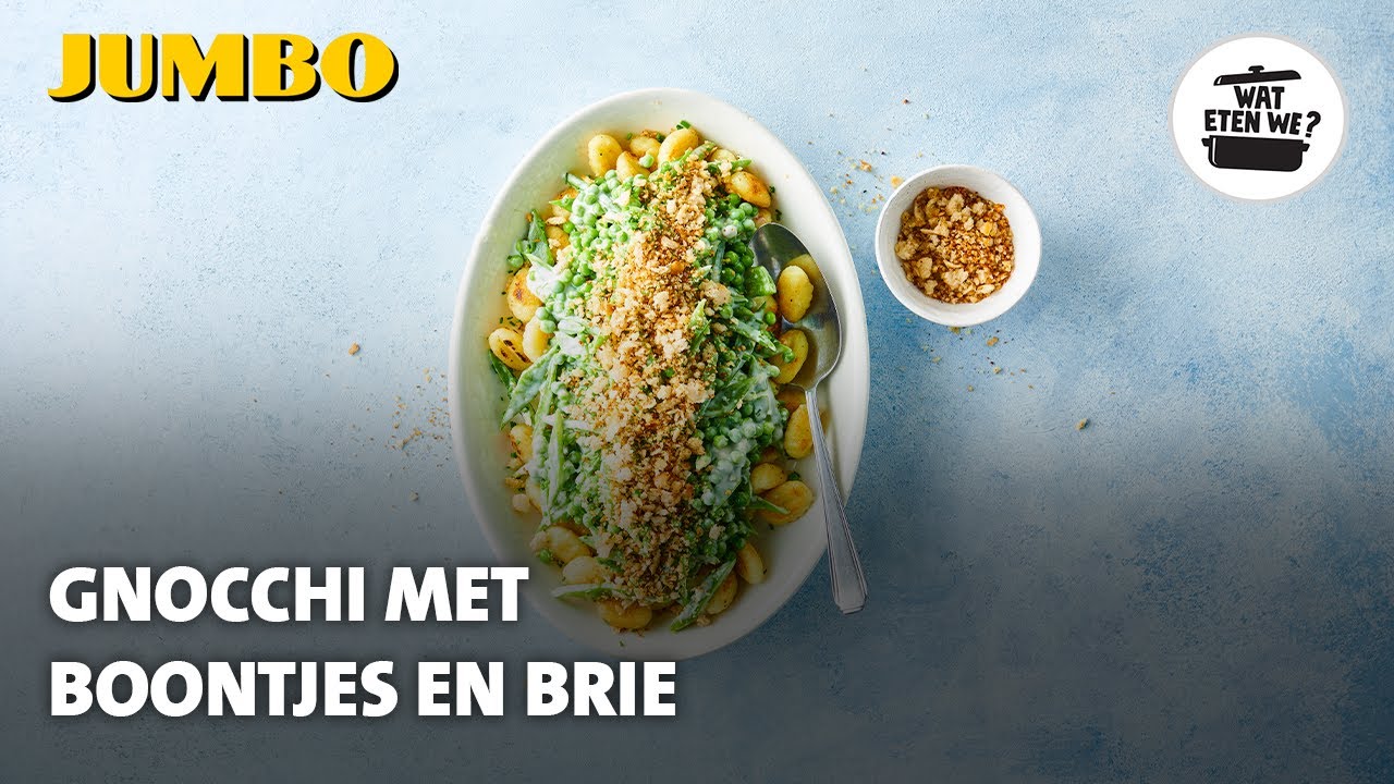 Wat eten we? Gnocchi met boontjes en brie