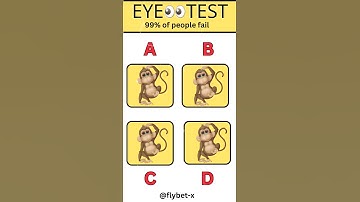 Eye Test 👀 || Here, you can see different monkey  || puzzle riddles | brain test || #shorts #short