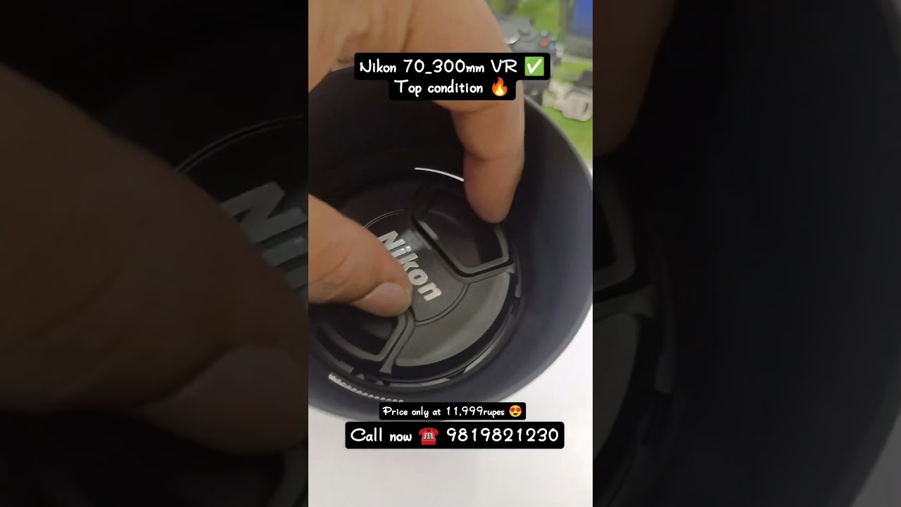 nikon 70_300mm VR crop sensor | second hand camera market in mumbai