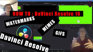 How To Put GIFS ON YOUR YOUTUBE Videos! (Tutorial Davinci Resolve 16)