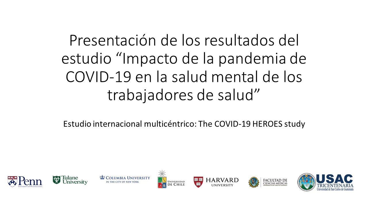 Impacto de la pandemia de COVID-19 en la salud mental de los ...