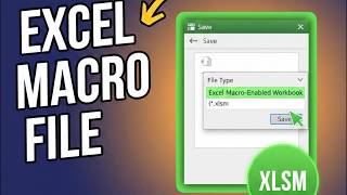 How to Save a Macro-Enabled Excel File (.xlsm) | Step-by-Step Tutorial for Beginners