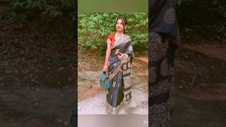 Bong Girl With Black Saree