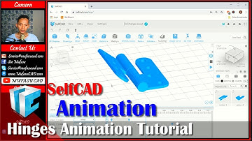 Selfcad 3D Animation Hinges Tutorial For Beginner