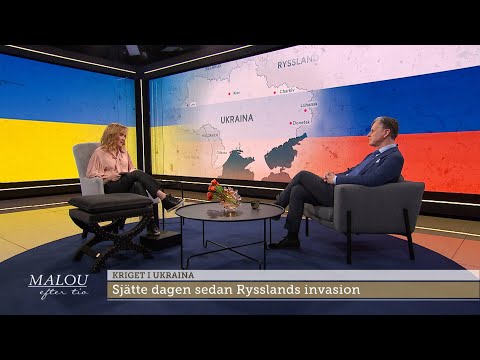 Enorm militärkonvoj på väg mot Kiev | Malou Efter tio | TV4 & TV4 Play