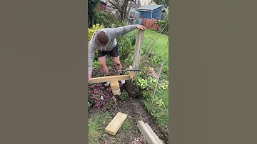 How To Get Fence Posts Out Easily #shorts
