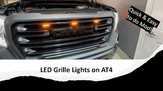 2021 GMC Sierra 1500 AT4 Grille Lights