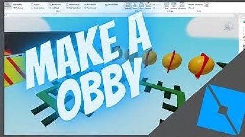 HOW TO MAKE A OBBY GAME IN ROBLOX STUDIO