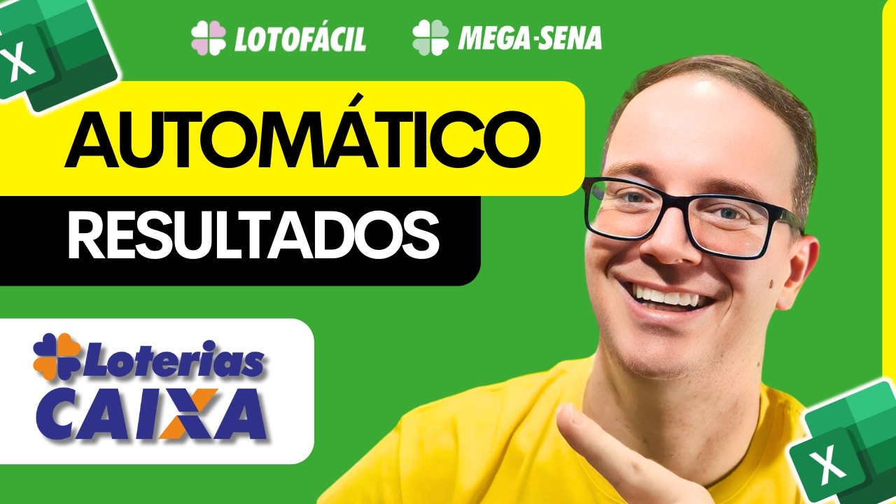 Resultado da Lotofácil no Excel modo Automático (Quina, Mega, Timemania)