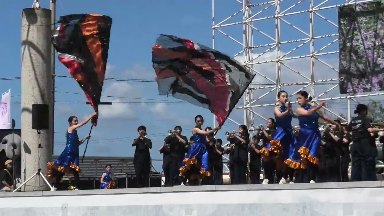 マーチングバンド観音寺Humming　Wind &大野原小マーチングバンド演奏「第３７回萩まつり」
