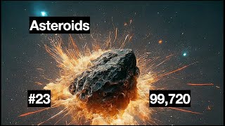 Asteroids 23 (old-school Atari video game in MAME with scoreboard, 99720)