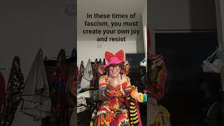 create your own joy...  #disability #style #colorful #joy #antifascist