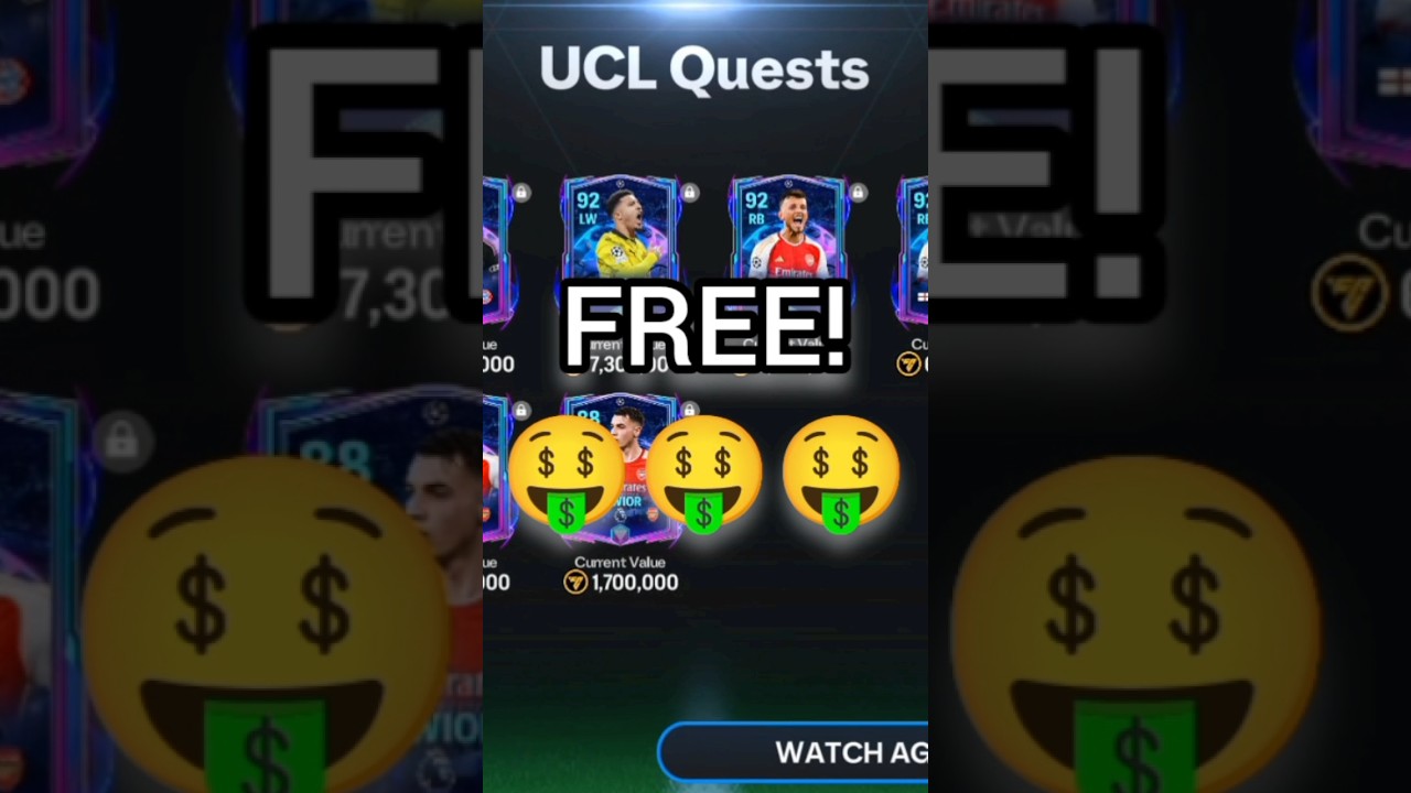Free UCL players 🤑 