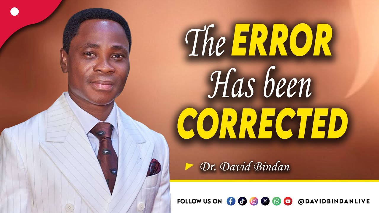 Real Good News: It Is Done! - Dr. David Bindan