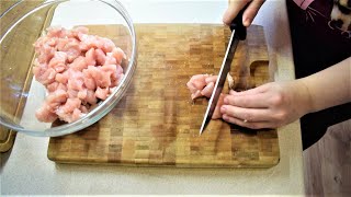 Kuracie Prsia Pokrájajte Na Malé Kúsky A Pripravte Si Tento Chutný A Rýchly Recept