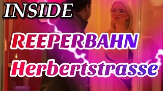 Inside Herbertstraße in Reeperbahn - Ladies watching Saturday night