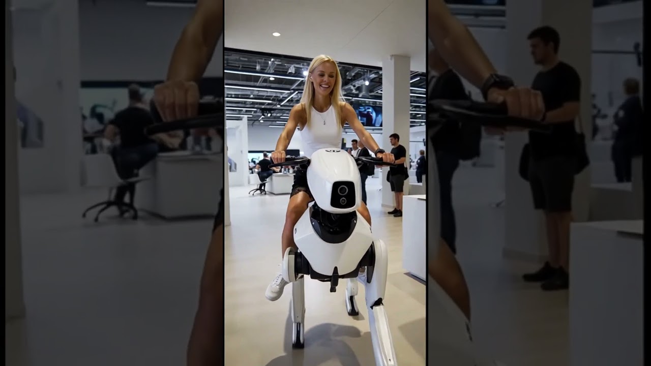 Robot Expo Quadruped Robot Driving Test 2026 