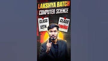 NIOS Lakshya Batch 12th Computer Science Class Timing 😱 #nios #computerscience