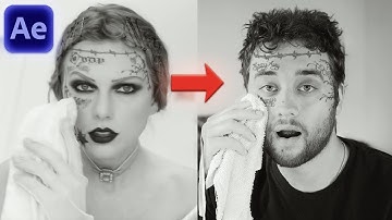 Taylor Swift FACE WIPE EFFECT ! (Adobe After Effects Tutorial) (NO PLUGINS)