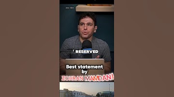 Best statement by Zohran Mamdani and he shuts down centrist interviewer #motivation#gaza#shorts