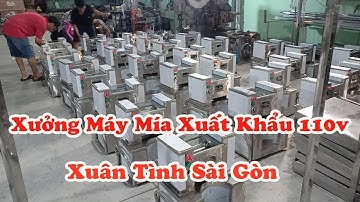 Xưởng Sản Xuất Máy Ép Mía Xuất Khẩu Mỹ,Nhật,Úc,Thái Lan... |Xuân Tình Sài Gòn