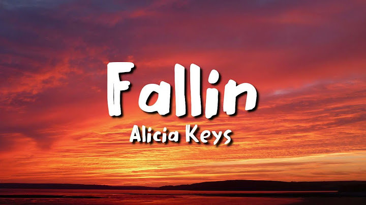 Fallin' Lyric Video version - Lyric Video performance video thumbnail