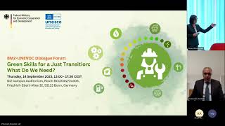 BMZ-UNEVOC Dialogue Forum “Green Skills for a Just Transition – What do we need”