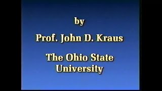 Prof. John D. Kraus, Ohio University - 1984
