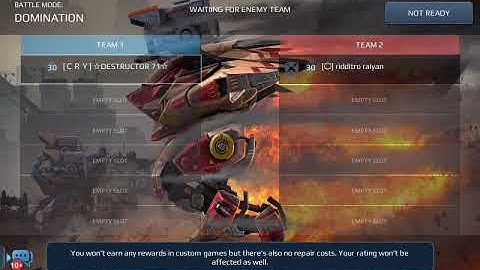 #WARROBOTS 1on1 Challenge