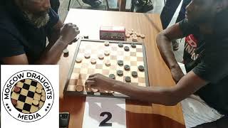 From Online to Offline:N'cho Atse Joel 🇨🇮 Clashes with Thomy Lucien Mbongo 🇫🇷 in Blitz Draughts game screenshot 5