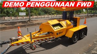 DEMO PENGGUNAAN FWD | FALLING WEIGHT DEFLECTOMETER