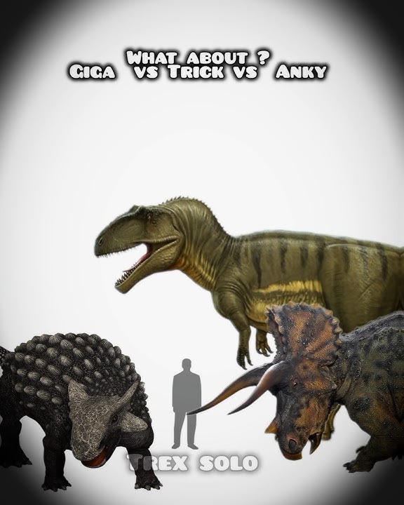 what about? giga vs Trick vs Anky how faster #dinosaur #jurassicworld #jurassicpark #paleontology