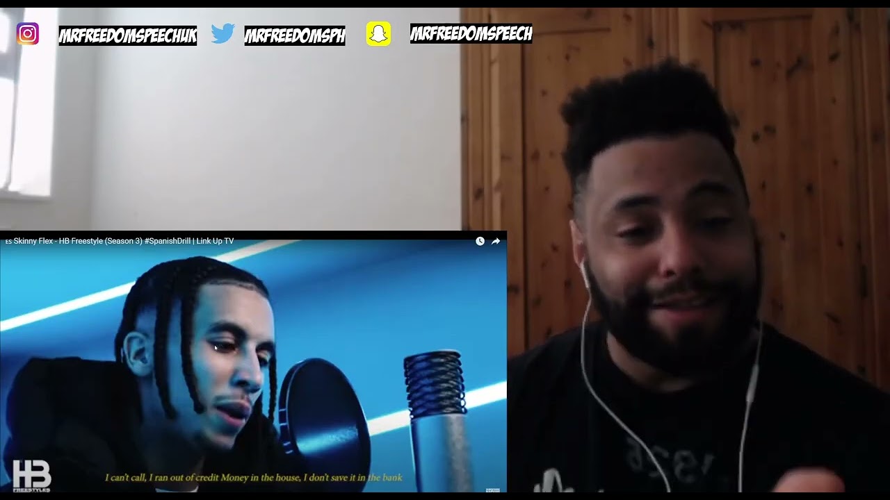 *UK🇬🇧REACTION* TO SPANISH RAP/DRILL  🇪🇸  Skinny Flex - HB Freestyle (Season 3) Link Up TV