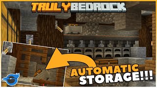 AMAZING Minecart STORAGE System | Truly Bedrock S2E12