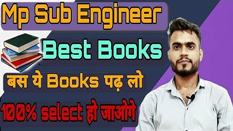 Books For Sub Engineer Exam || mp sub engineer 2022 || sub engineer non tech books | peb subengineer