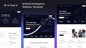 AI-Tech X - Artificial Intelligence Webflow Template | BRIX Templates