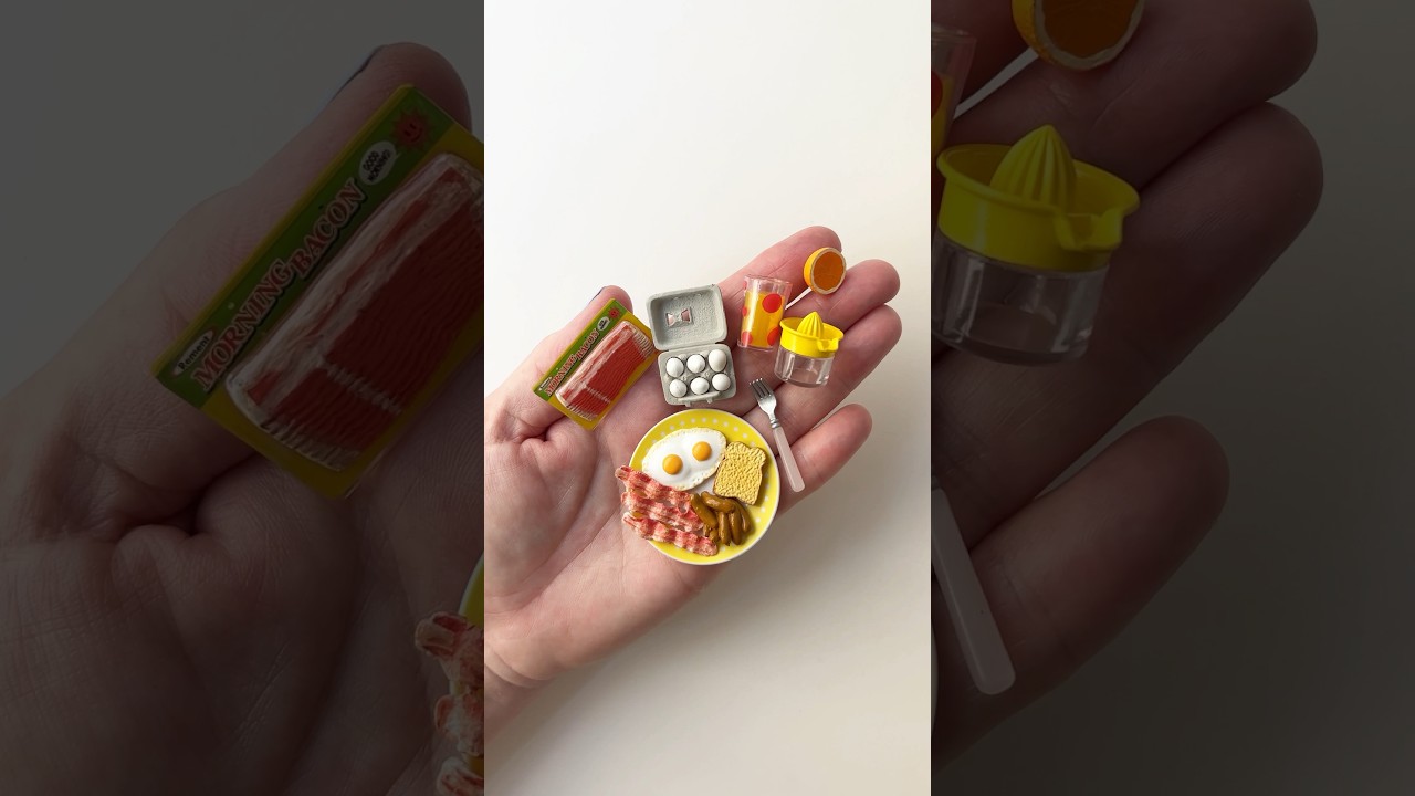 Unboxing Re-Ment Breakfast