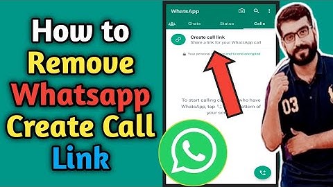 How to Remove WhatsApp create call link Feature (2022) | Delete WhatsApp Create Call Link (Working)