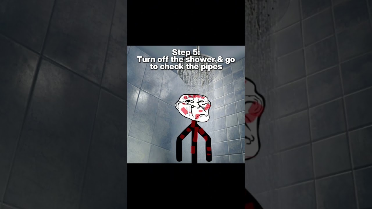 The crawler in the pipeline incident 💀⚰️🥀//#trollgescary #meme #trollface #subscribe #scary