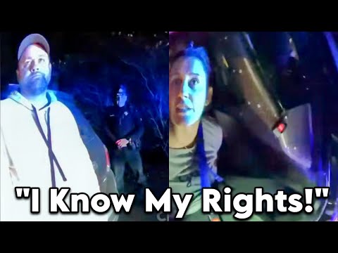 Entitled Couple Thinks They're Above The Law, Get ARRESTED Anyway!