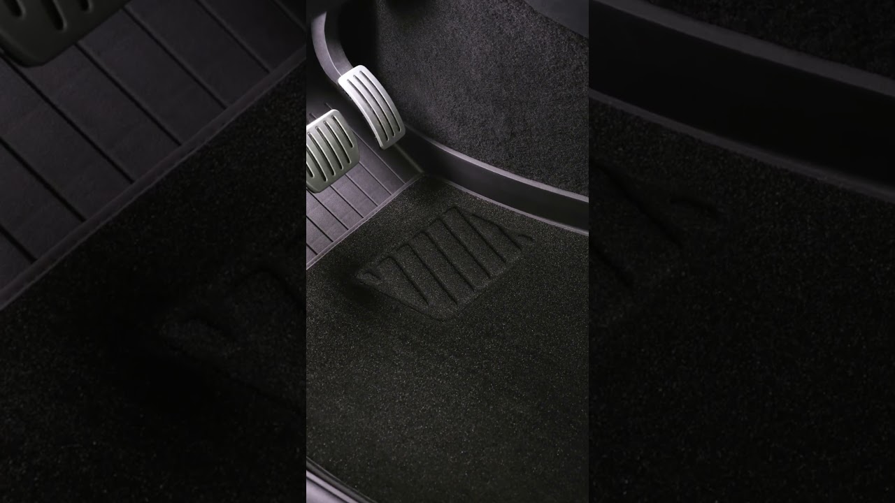 TPARTS Dual-Layer All Weather Interior Liners for Tesla Model 3/Y #model3 #modelyaccessories #tesla