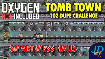 Smart Mess Halls ⚰️ Ep 30 💀 Oxygen Not Included TombTown 🪦 Survival Guide, Challenge